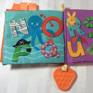 👣 5/$25 - Alphabet Sensory Book w/ Teether